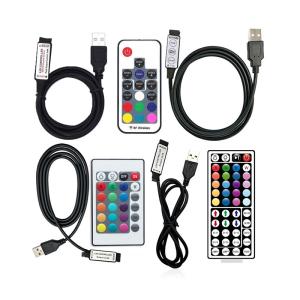 Buy cheap USB 5V LED Controller Mini Wireless Remote Control For LED RGB Color Bar 5050 product