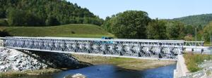 China Steel Structure Temporary Bridge Construction / Pre Engineered Pedestrian Bridges on sale