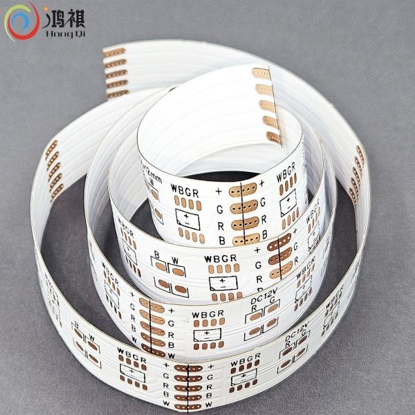 Quality RGBW 4 In 1 COB Chip on FPC Flexible LED Strip Circuit Board Source Customized for sale