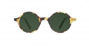 China Vintage Round Sunglasses Women Polarized Lens Adjustable Acetate Retro Brand Designer Sunglasses for Women Men on sale