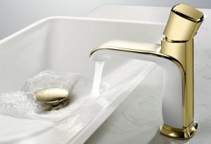 Buy cheap Zinc Alloy Single Handle Electroplate Wash Basin Tap product