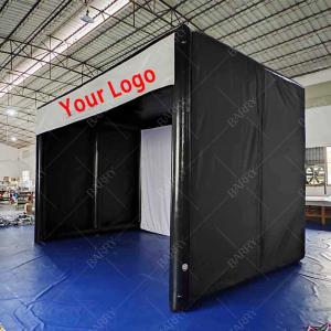 China Full Swing Inflatable Golf Training Tent Sport Game Event Golf Sim Bay Inflatable Golf Simulator Enclosure on sale