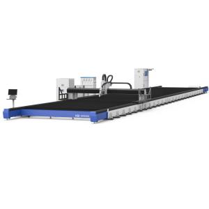 Buy cheap Bochu Control System Sheet Laser Cutting Machine 12KW-40KW Power For Sheet Metal Cutting product