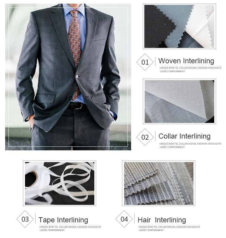 150gsm Viscose Knitted Woven Fusing Interlining