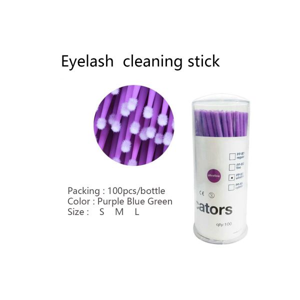 Private Label Micro Brush Applicator Cotton Swab For Eyelash Extension And Permanent Makeup Tattoo Accessories
