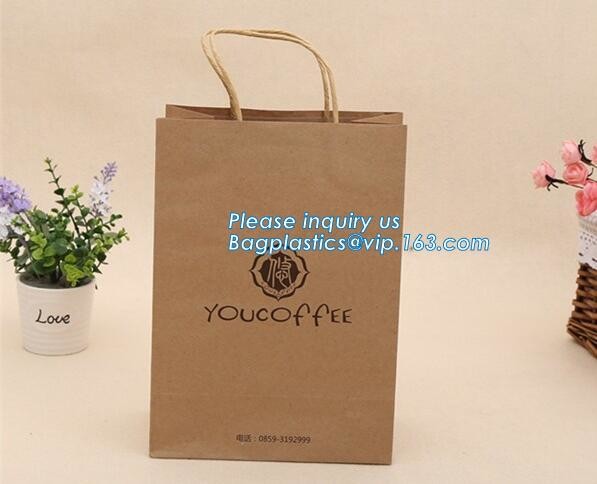 Custom Printing Recycled Brown Kraft Paper Bags,Custom Printed Factory Glassine Paper Bread Small Brown Bag, bagease