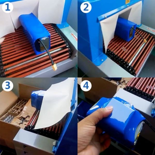 PVC Heat Shrink Wrap Machine For Cylindrical Prismatic Pouch Cell