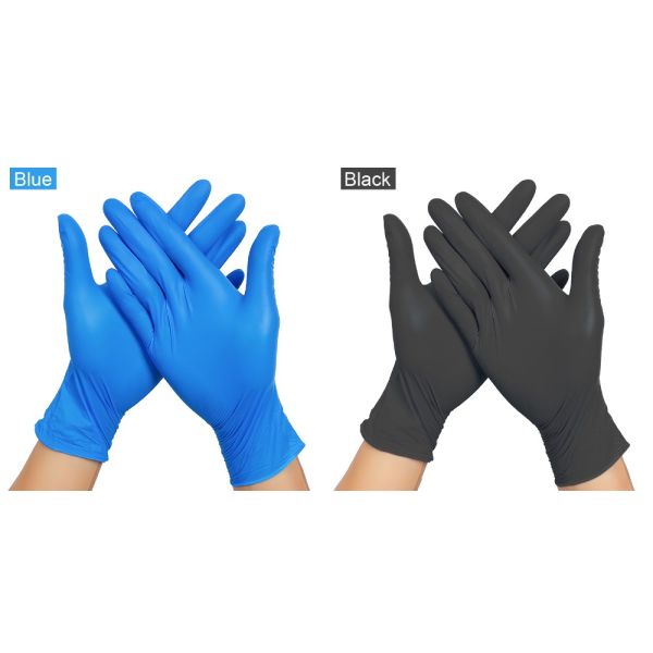 Strong Versatility Disposable Protective Gloves Nitrile Material No Allergies