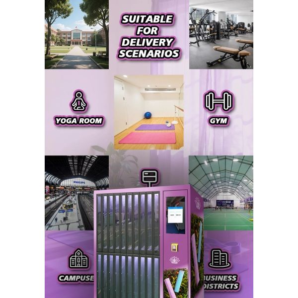 Locker Vending Machine | Yoga Mat & Gym Gear Rental System
