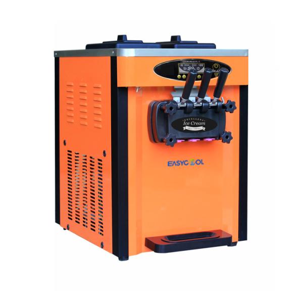 Quality Three Flavor Soft Ice Cream Machine Painted Steel 20L Ice Cream Making Machine Factory Price for sale