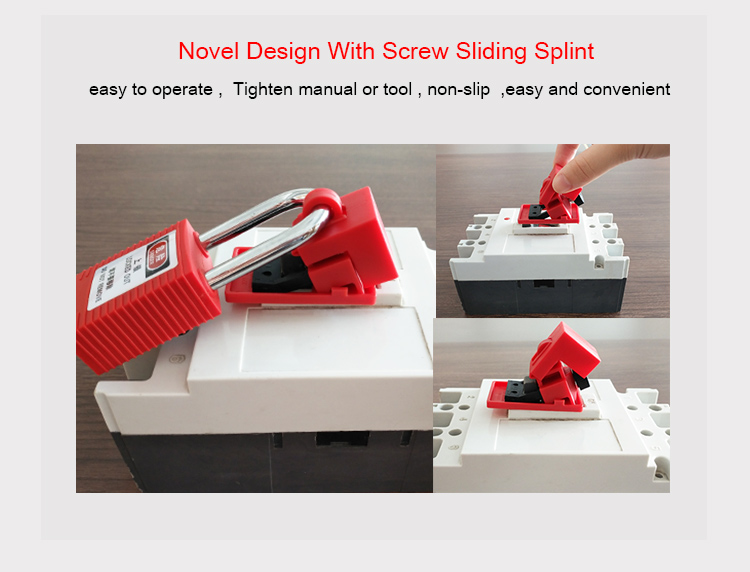 Polypropylene Electrical Lockout Devices Built In Tripping Moulded Case