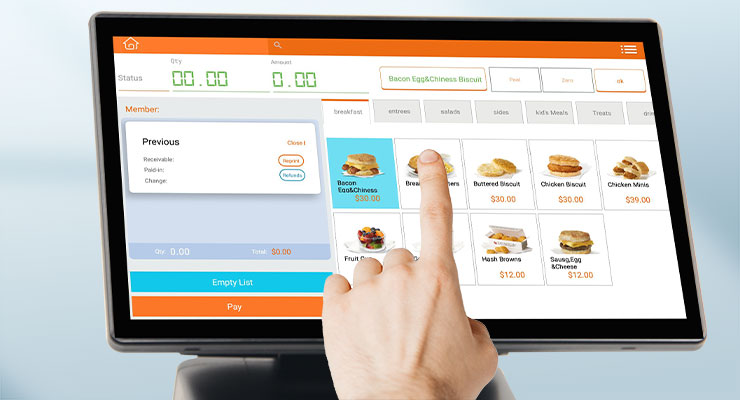 Android Touch POS All in One Cashier System with Optional External Thermal Printer