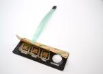 Professional Three Buttons Tactile Membrane Switch / Custom Membrane Keyboard