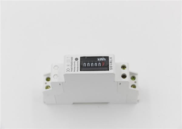 Quality 120V/220V/230V Single Phase DIN Rail Smart KWH Energy Meter 5(30)A for sale
