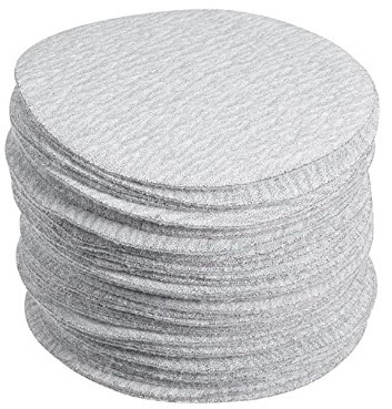 5 inch 80Grit 8Hole Random Orbital Sanding Disc with Hook and Lock Backing