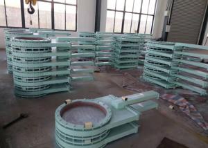 China Electric Pneumatic Slide Gate Dampers For Boilers Flue Air Ducts And Pulverized Coal Pipe on sale