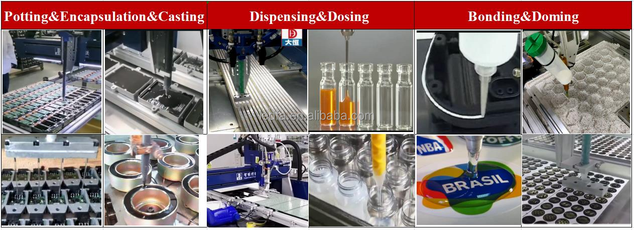 AB Liquid Filling Machine Glue Applicator 2 Parts Epoxy Resin AB Glue Dispensing Robot