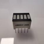 5 Segment 574nm Common Cathode LED Light Bar For Battery Display