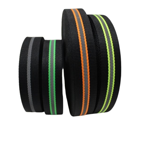 1 Inch Custom Color Nylon Polyester Reflective Webbing Strap