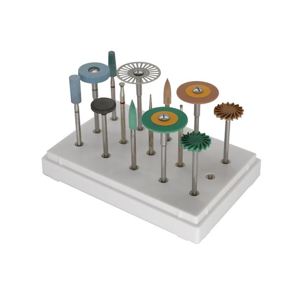 Quality Multi Color Zirconia Polishing Bur Kit Lisi Block Wheel Stone for sale