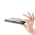 Foldable Bluetooth Keyboard,ABS Portable Mini Keyboard with Touchpad for IOS