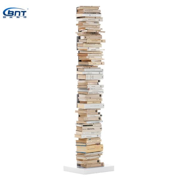 Quality Home Metal Multi Level Bookshelf Simple Invisible Bookcase for sale