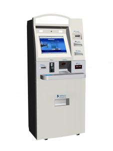 China Health Kiosk System With a4 Printer, Id Reader, Cash Acceptor, Coin Acceptor And Dispenser For Hospital, Museum on sale