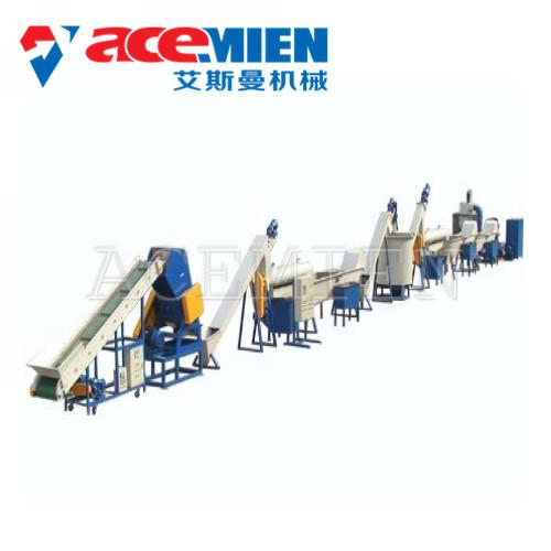 Quality PP PE Plastic Film Washing Machine Customized Voltage Weight 8-15 Tons for sale