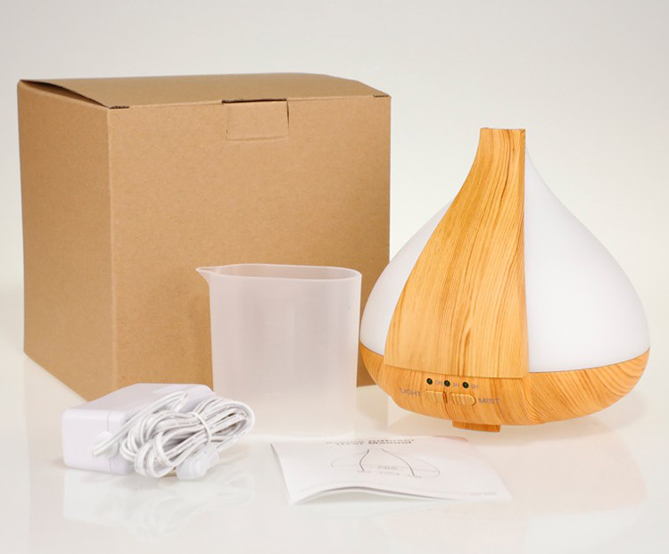 SPA Center 220ml Wood Grain Aromatherapy Diffuser