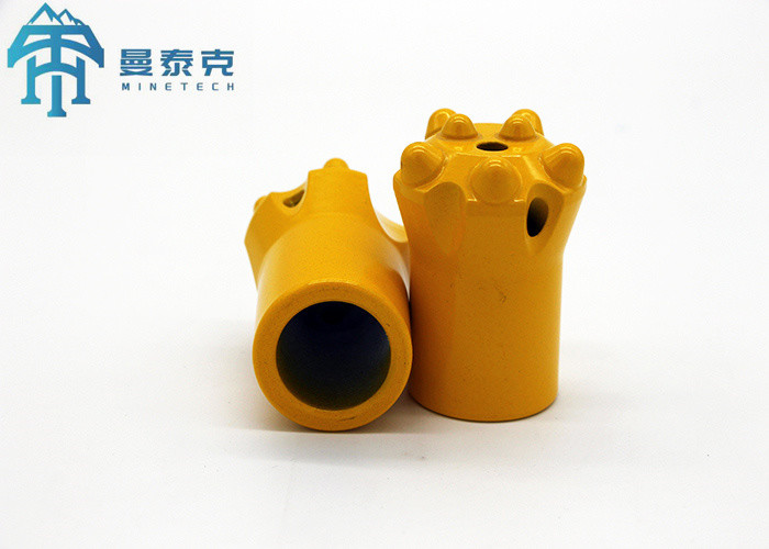 Rock Drilling And Blasting Tool Tapered Button Bit 38mm 11 Degree