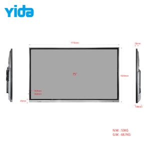 Buy cheap Conference Interactive Whiteboard Digital Touch Panel Android 4K Pen Smart Board product