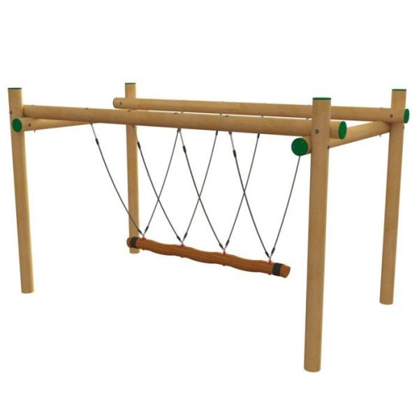 Quality Swing Set Playground Rope Bridge Hanging Polyester 120mm 2.5m Thick for sale