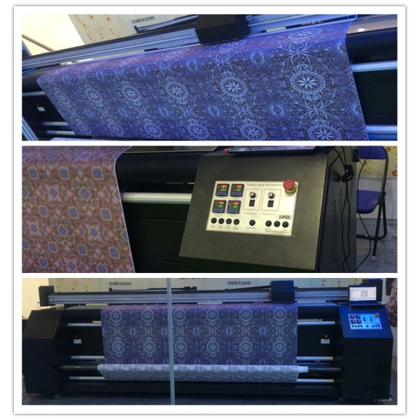 Large Format Polyester Fabric Printing Machine 5500w