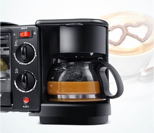 Multipurpose Oven/ Coffee / Frying Pan 3-in-1 Breakfast Maker Machine