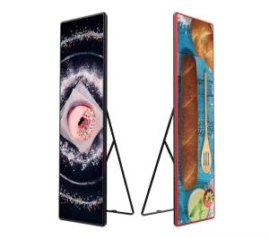 Portable 1R1G1B Indoor Smart LED Poster Display 1/32 Scan LED Advertising Player