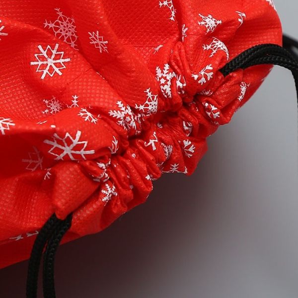 Cute Gym Drawstring Custom Canvas Reusable Grocery Bags School Personalized Drawstring Bags