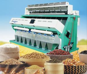 Buy cheap Grain sorting machine, coffee bean color sorting machine, nuts color sorter, grain sorter product