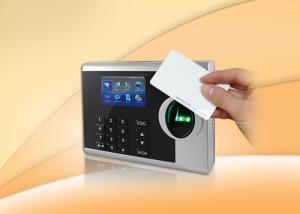 Buy cheap Free Software Fingerprint Time Clocks For Small Business , 3 Inch TFT Color Screen product
