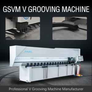 China Compact Sheet Metal Grooving Machine V Groove Cutter Machine For Elevator Interior Design on sale