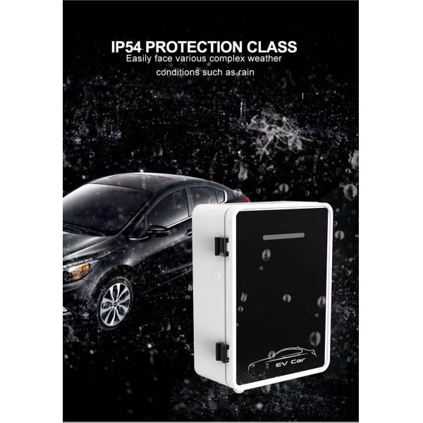 32A 7KW Type 2 Floor Mounted EV Charger For Electric Vehicles
