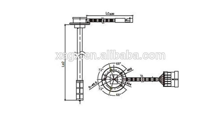Wireless Tank Water Level Indicator Sensor KCF406 Series Low Cost