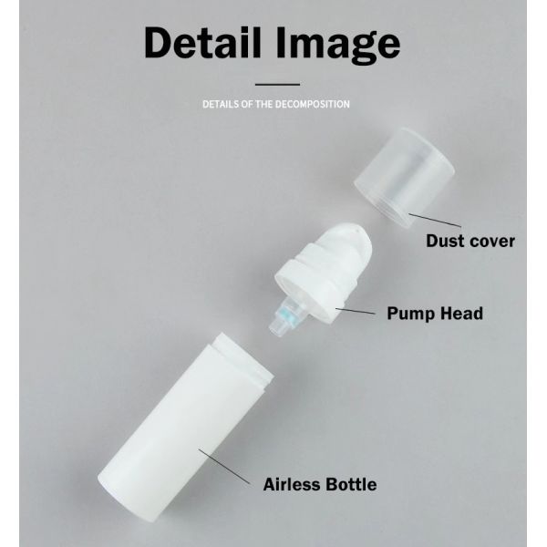 Light Luxury 50ml 80ml Replaceable Rotate Cosmetic Airless Pump Bottle For Cream And Skincare