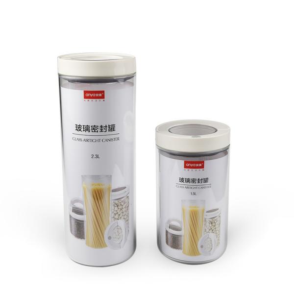 Quality High borosilicate glass sealing tank with adjustable date for sale