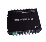 Video Converter, Transmitter,8 Channels Video,1 channel reversed data, single mode,20km