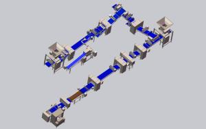 Buy cheap CE Puff Pastry Making Machine With Flexible Removable Make Up Table product