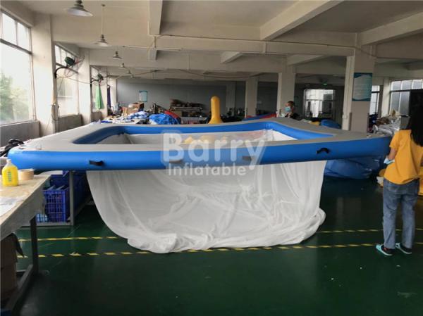 Floating Inflatable Swimming Ocean Pool Anti Jellyfish Netting Enclosure For