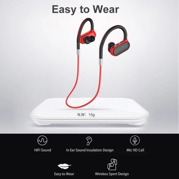 Bluetooths headset wireless adjustable running cellphone bluetooths earbuds