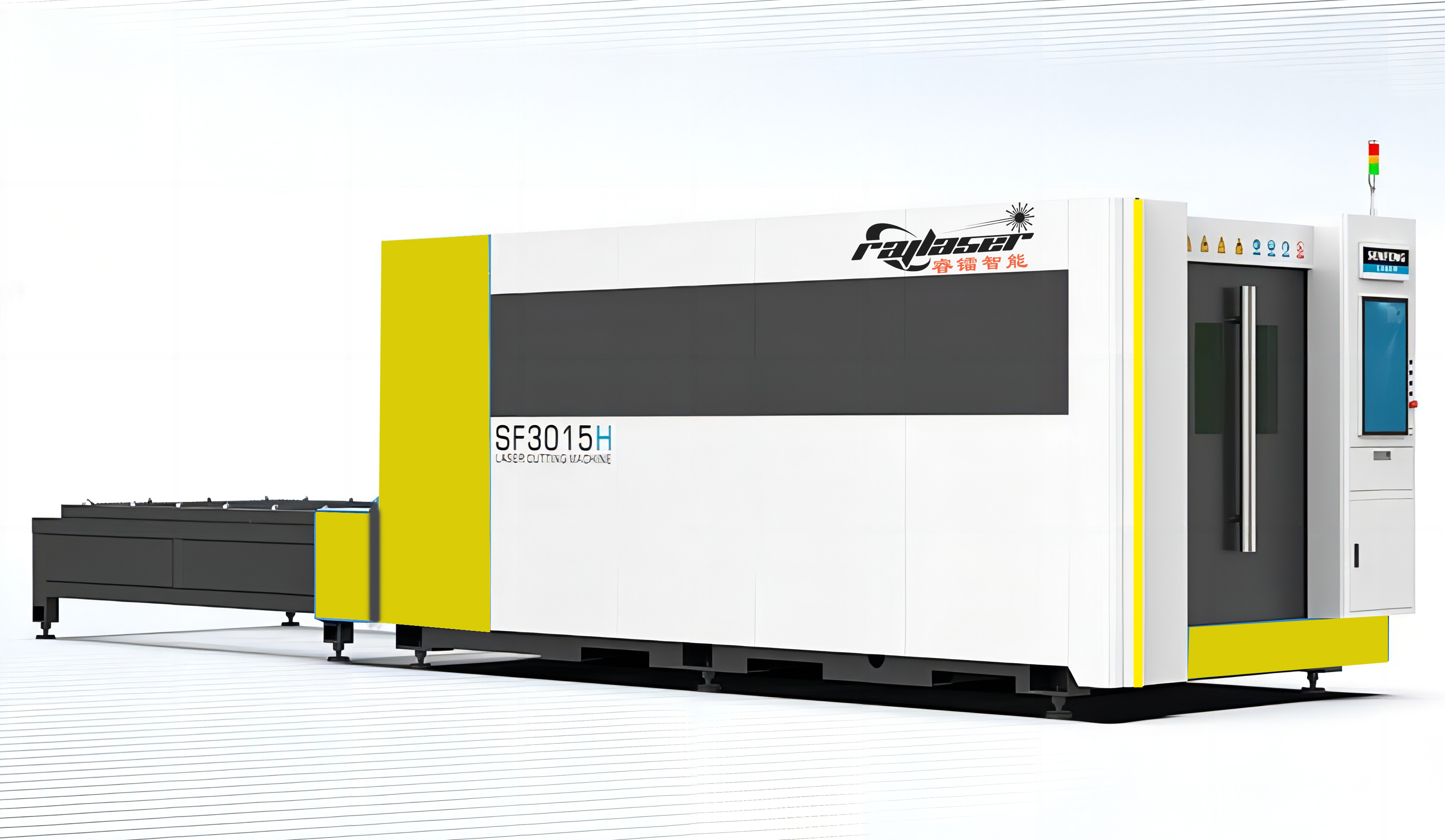 IPG CNC Sheet Metal Enclosed Laser Cutting Machine With Raytools Laser Head