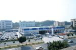 Steel Buildings And Structures For Car Sales Centre Shop And Car Parking Area