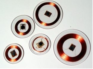 Passive Programming RFID Tags Electronic PVC Transparent Smart Track RFID Tags